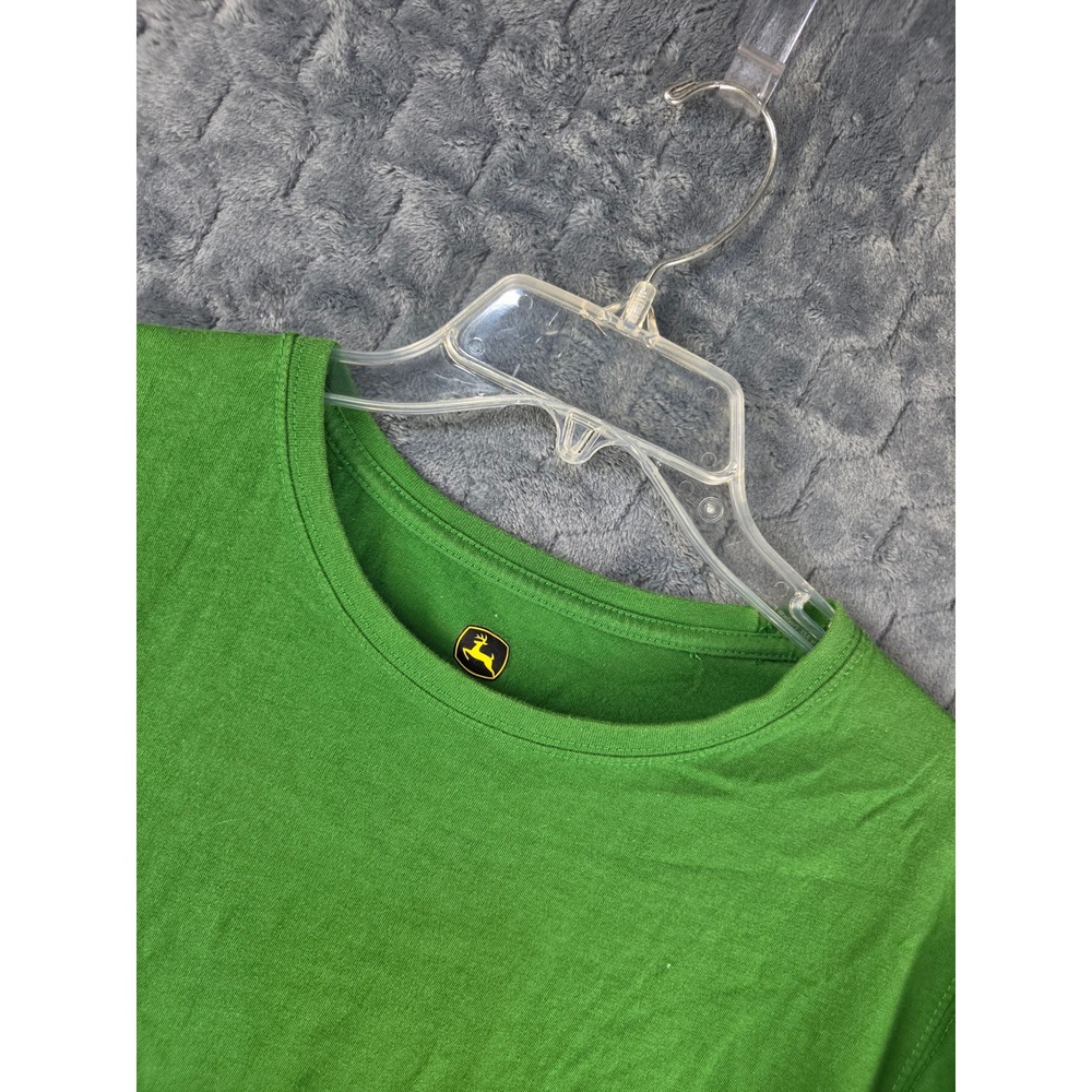 John Deere Green Graphic Tee What Color Is Your Tractor Mens Large Short Sleeve
